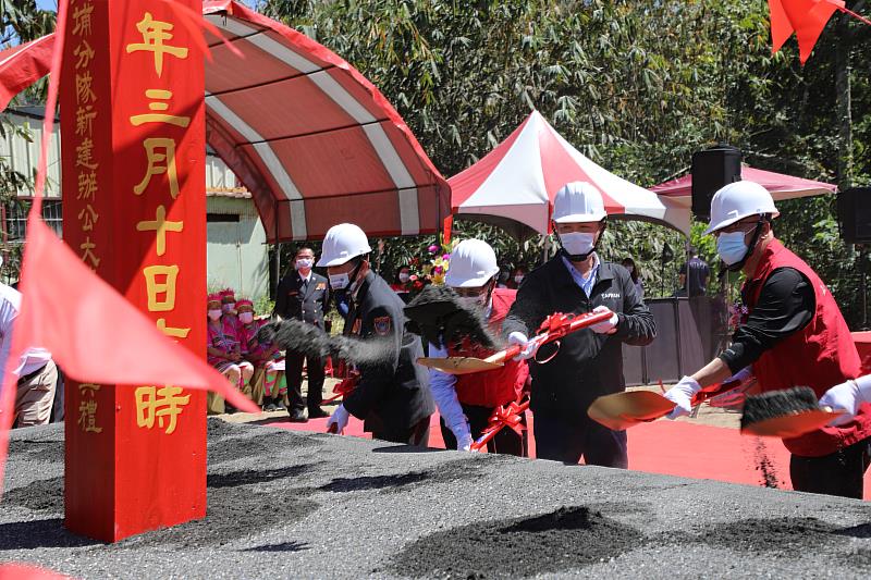 消防局大埔分隊新建辦公大樓動土