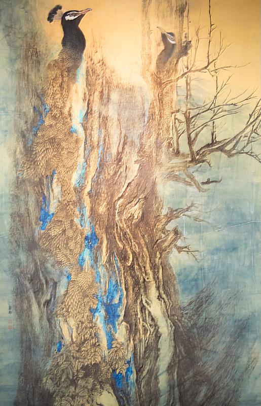 「澄懷味象」美展徐若鈞作品〈蛻變〉相當吸睛。