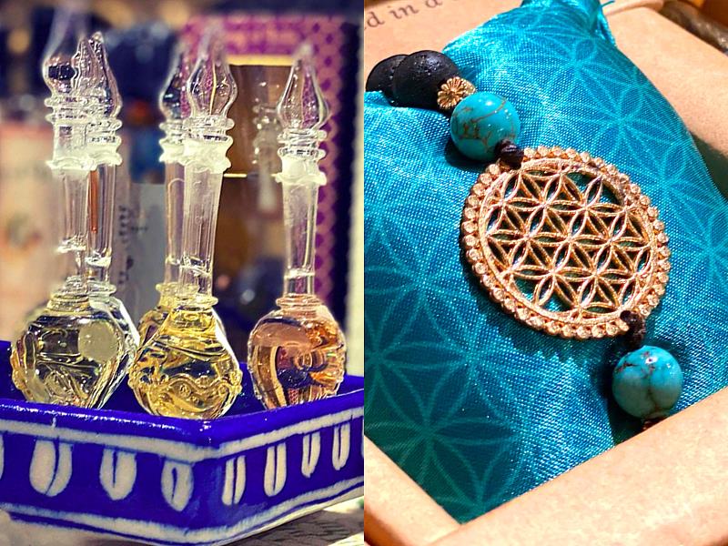 〈仙履奇緣印度生活館〉波斯古法花卉香脂Ittar精油∣生命之花火山岩有機擴香手珠∣新品入荷限時優惠