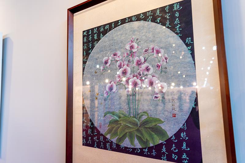 長榮大學美術系碩班同學洪松汶作品「淨」。