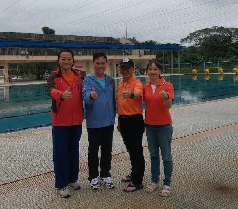 臺北市協和祐德高中黃俊賓校長(左2)蒞臨指導。