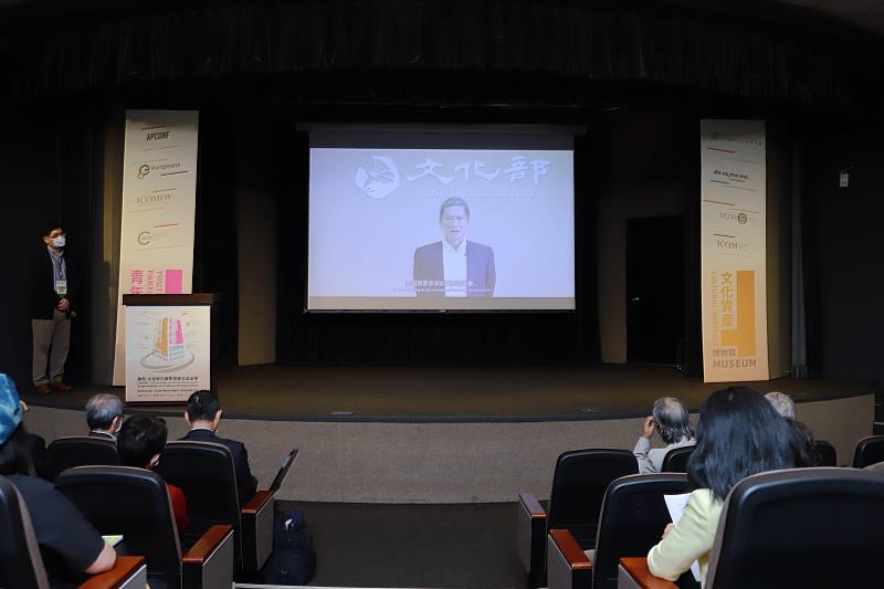 文化部長李永得預錄影片致詞