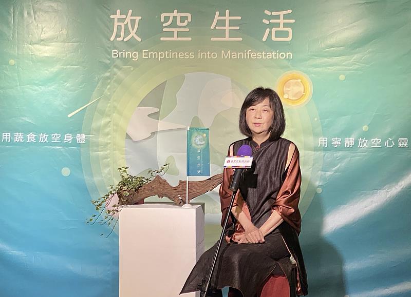 翰德國際中醫診所副院長賴郁芬，分享中醫觀點。（圖由世界宗教博物館提供）