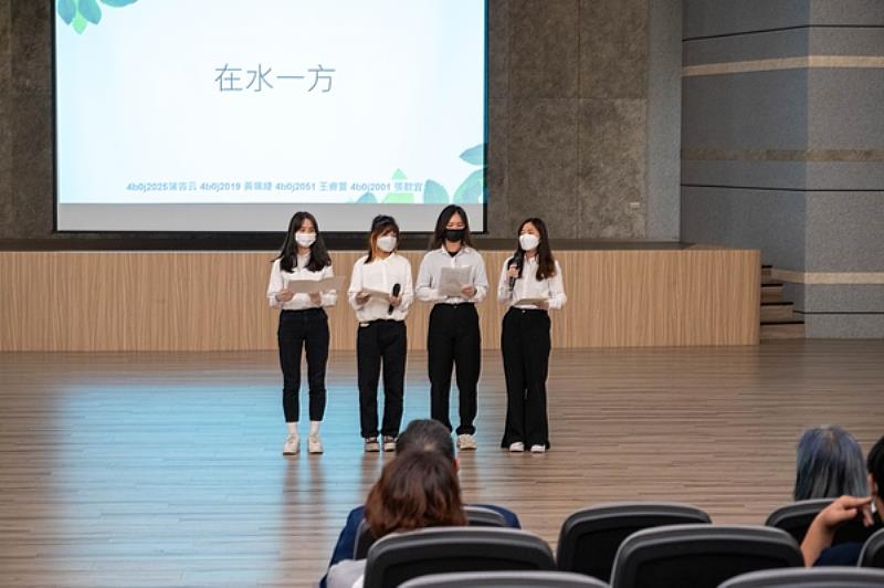 南臺科技大學「第一屆地景文學說唱競賽」之情形。