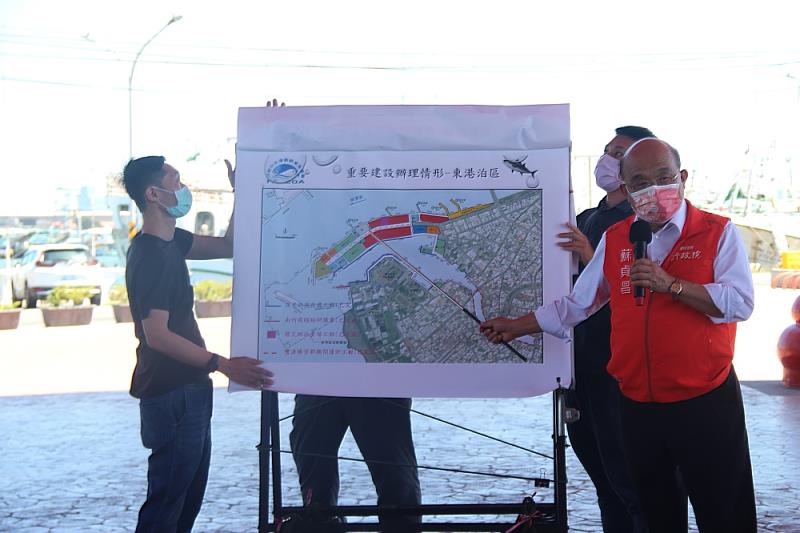 打造鹽埔漁港成為屏東區域中心漁港 潘孟安提六大計畫獲蘇揆認同