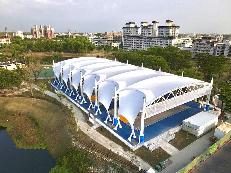 復興公園風雨球場啟用 構建完整公園活動場域