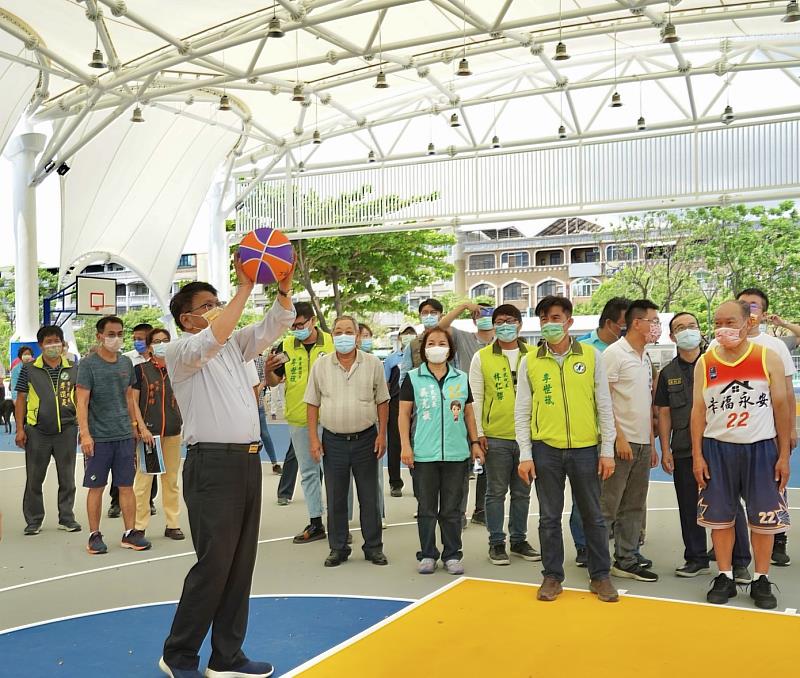 復興公園風雨球場啟用 構建完整公園活動場域