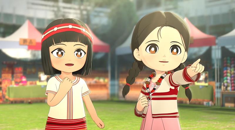 《樹人大冒險2》尤瑪開心的在市集上逛著玲瑯滿目的漂亮項鍊