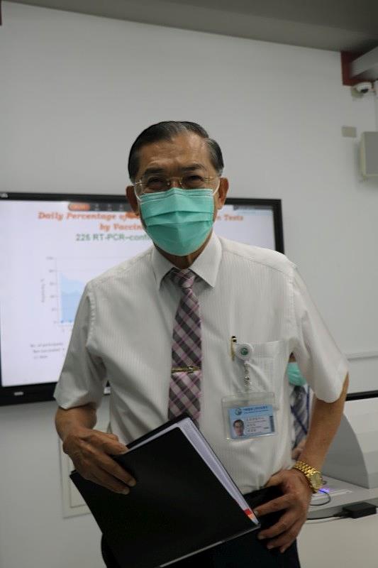 中部防疫指揮官黃高彬醫師呼籲高風險族群儘速接種COVID-19疫苗