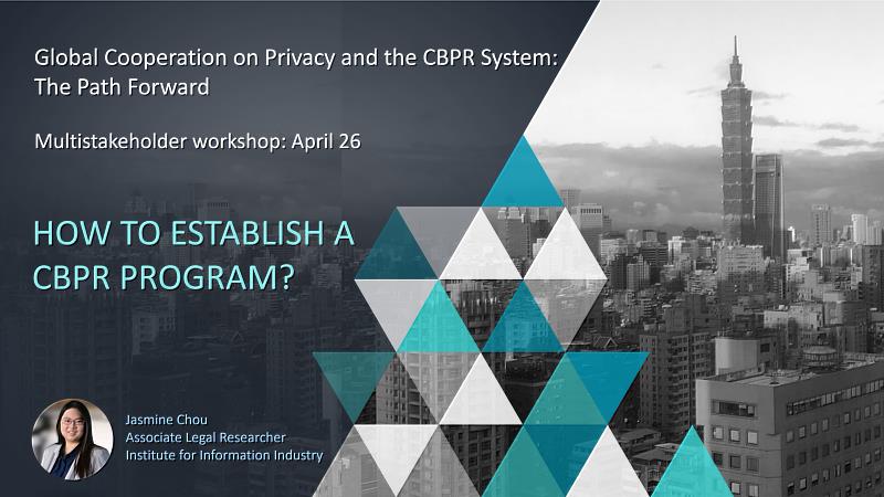 資策會身為創始當責機構，受邀參加美國於夏威夷主辦之Global Cooperation on Privacy and the CBPR System The Path Forward, Multistakeholder Workshop