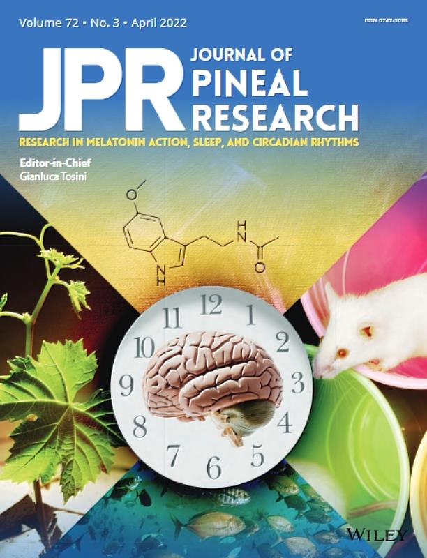 《松果體研究雜誌;》Journal Pineal Research).