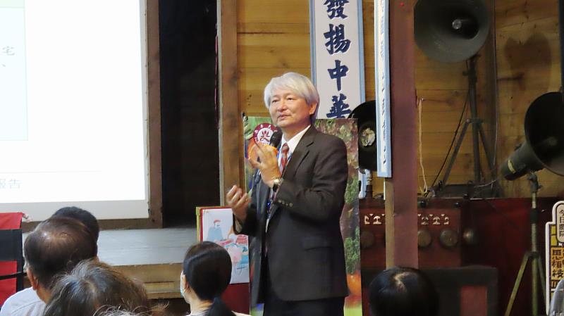 南華大學現代華佗健康講座，邀請臺大醫院雲林分院劉宏輝副院長演講，從疫情談人的長壽之道。