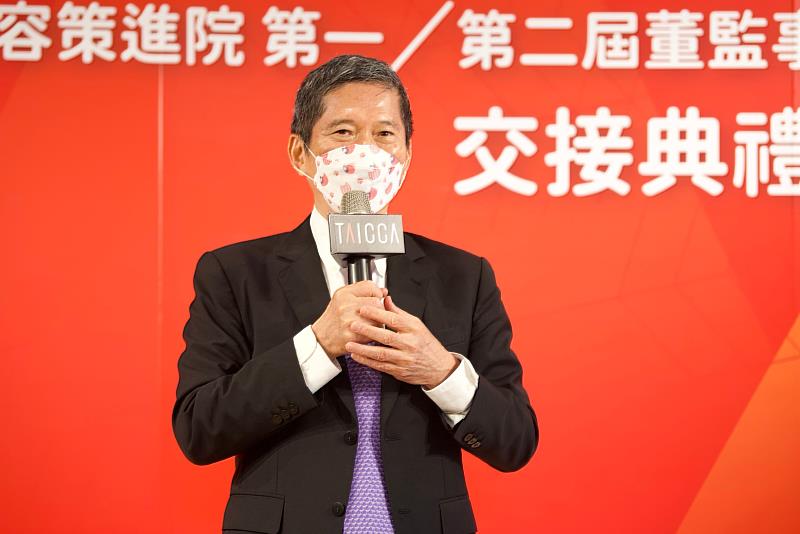 文化部長李永得致詞。