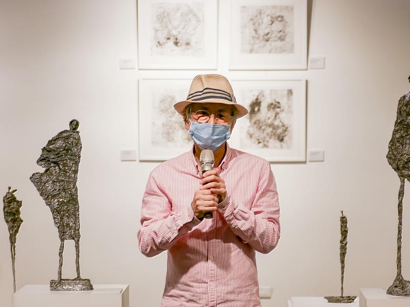 《生命是一段感知的旅程—蒲宜君雕塑繪畫展》開幕致詞貴賓：藝術家蒲浩明