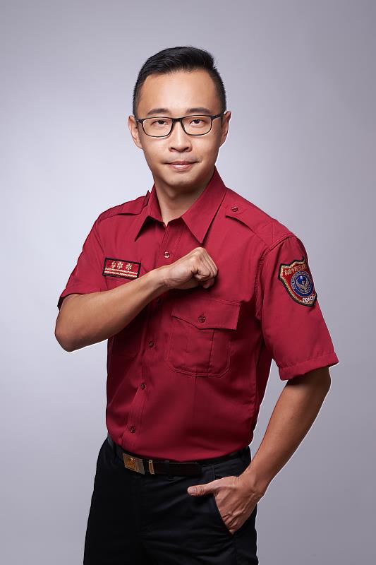 蔡宗翰股長分享火場逃生知識