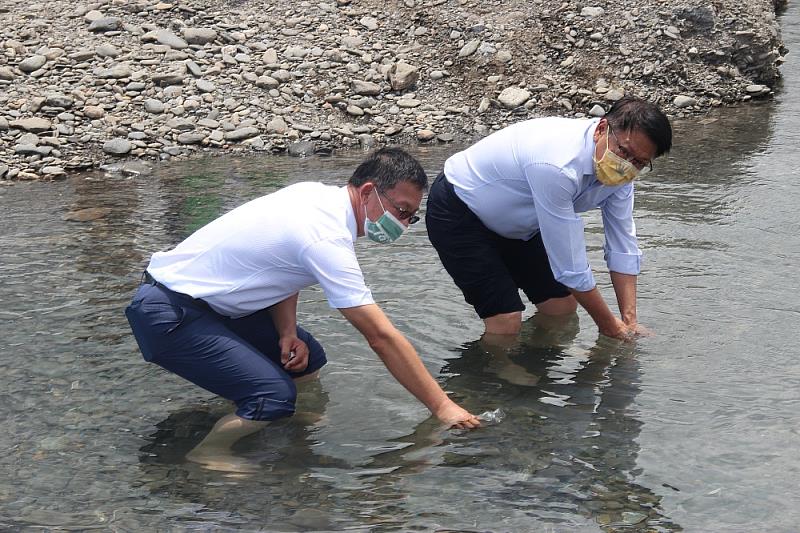 伏流水前世今生在屏東 林邊溪伏流水示範場址通水典禮