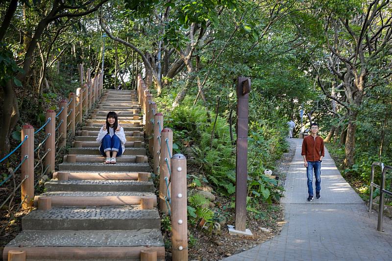 「城市覓徑」-中和區自強公園，都會中的森林公園，公園內有不同的健行登山動線，民眾想爬山不用到郊區!