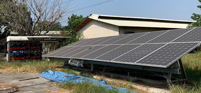 溪心壩牧場設置太陽能板