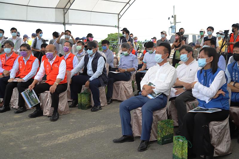 行政院長蘇貞昌視察濁幹線與北幹線串接工程計畫