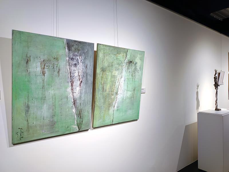《生命是一段感知的旅程-蒲宜君雕塑繪畫展》蒲宜君∣意識的旅程∣2022∣油畫∣30F