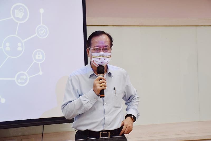 南華大學舉辦創新創業工作坊，林辰璋副校長致詞。