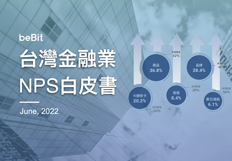 beBit 發布 2022 《台灣金融業 NPS 白皮書》為金融產業提供顧客體驗及公平待客策略依據
