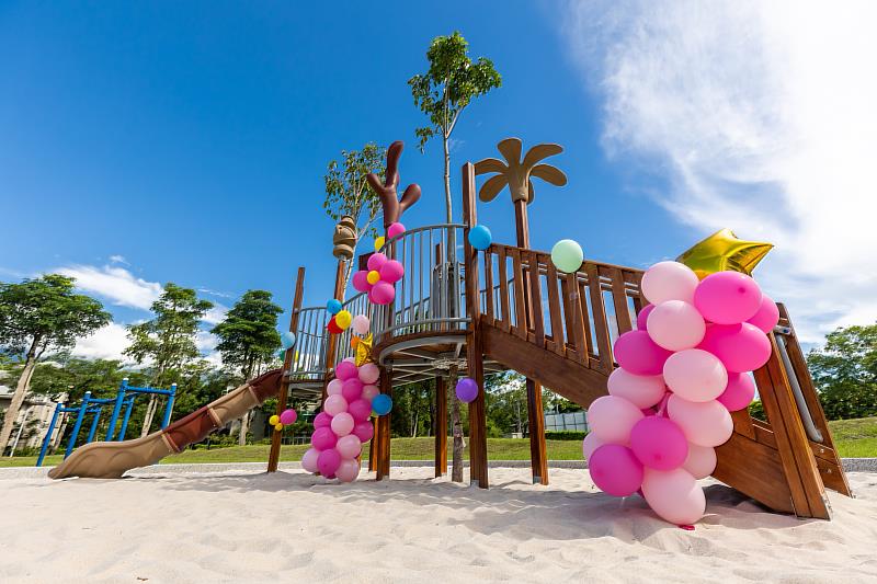 東華實幼開心遊戲場現場。