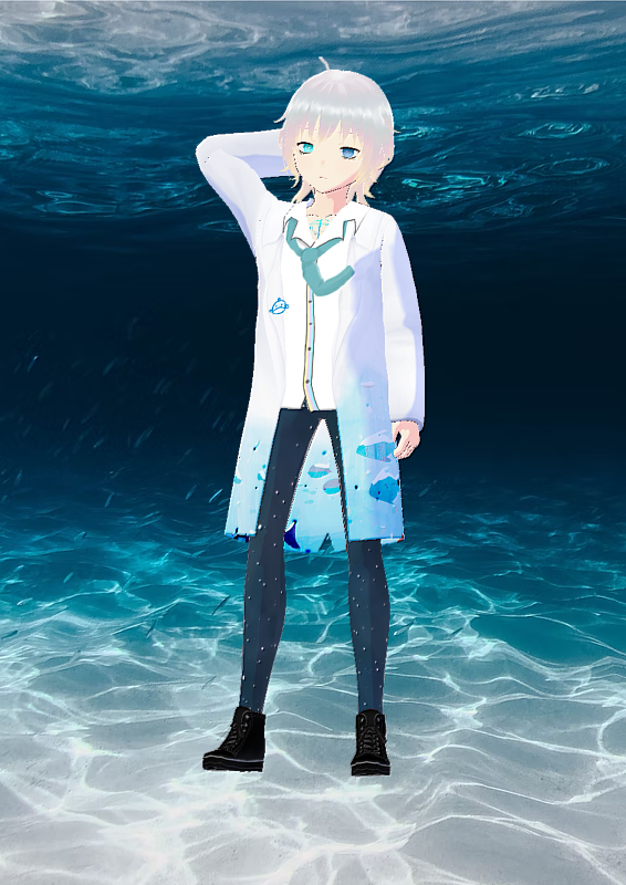 2022 元宇宙虛擬偶像角色設計大賽佳作作品，作者林許若芹、黃怡靚。