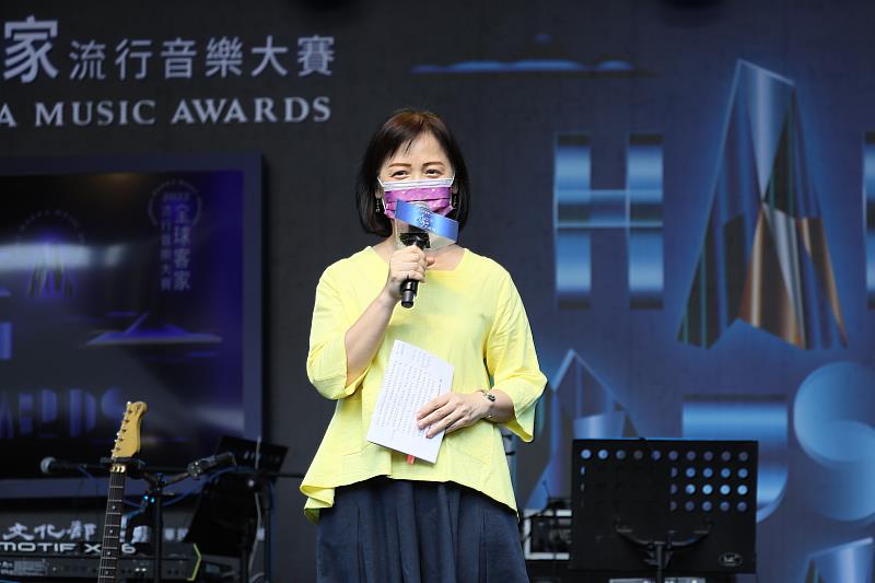 客委會主任秘書廖育珮也前來為參賽者加油