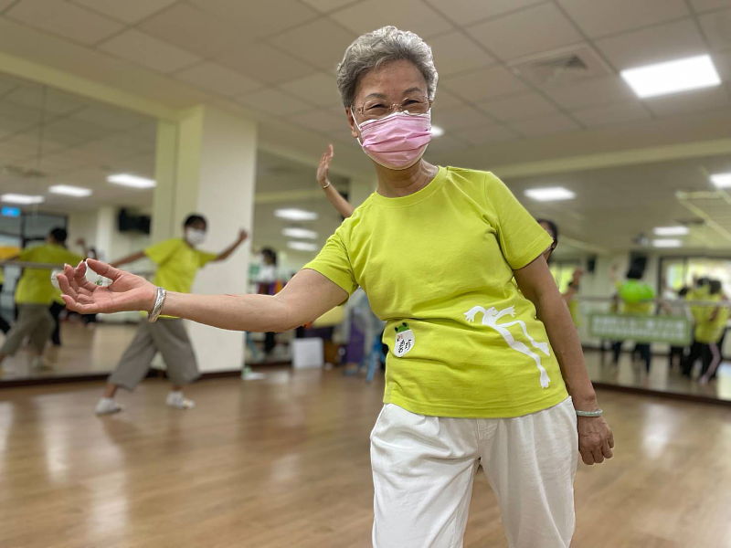 國立臺南生活美學館與雲門舞集舞蹈教室合辦「樂齡工作坊」（照片雲門提供）