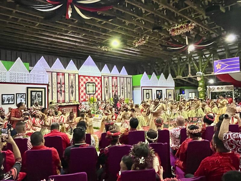 典禮中安排僅於馬國國宴等重要場合演出之傳統「棍子舞」