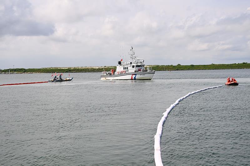 嘉義縣海污搜救聯合演練不怕「抓漏」