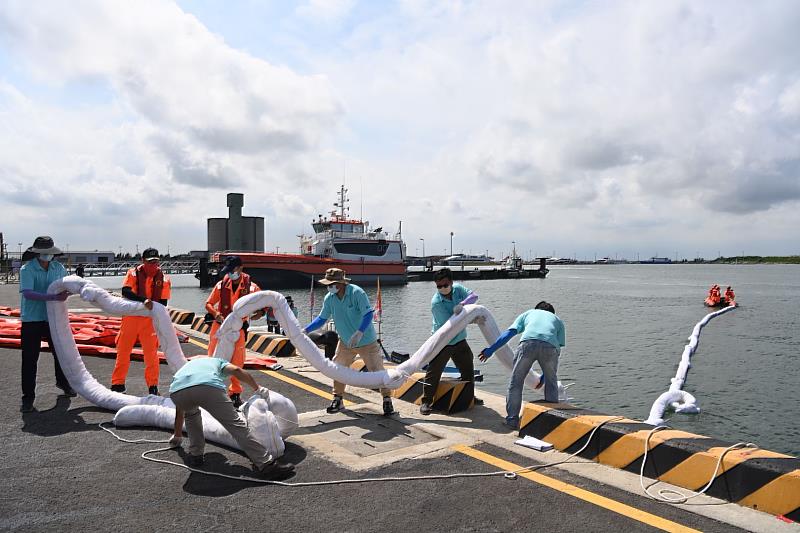 嘉義縣海污搜救聯合演練不怕「抓漏」