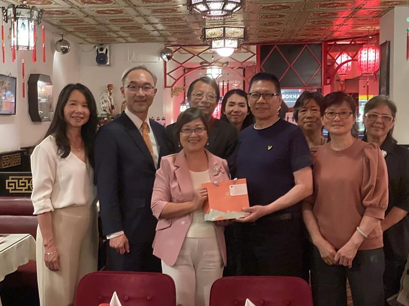 副委員長徐佳青出席臺灣瑞典華人聯合會歡迎晚宴