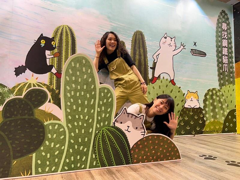 貓小姐Ms.Cat主題特展 貓咪的奇幻旅程。圖／南紡購物中心、有你共創提供。