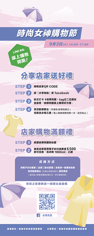 高雄後驛商圈時尚女神購物節，資料來源：高雄市後驛商圈發展協進會提供