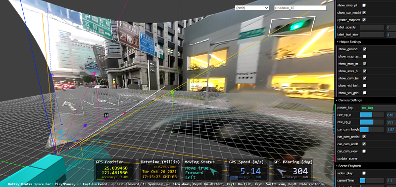 即時道路影像偵測與雲端圖資平台（動見科技提供）