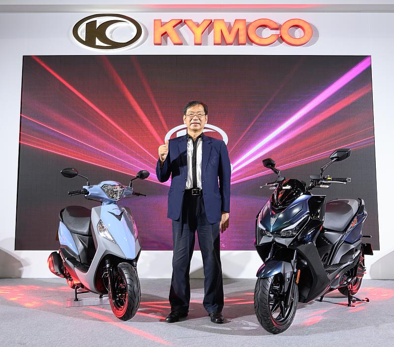 柯俊斌執行長於國際重車展公開 KYMCO「國民神車」新豪邁125及KRV MOTO 180，一口氣推出多款熱銷新車，一次滿足不同車主需求！