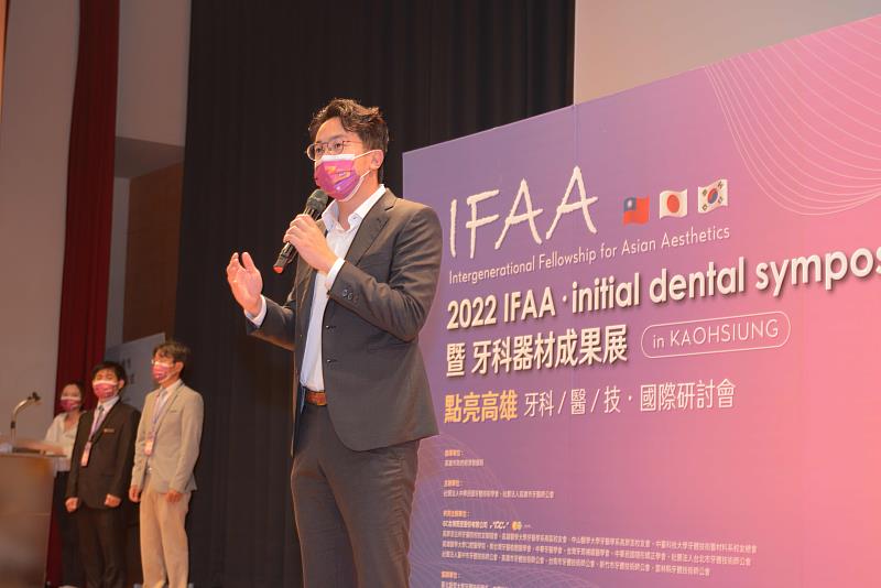 經發局長廖泰翔感謝主辦單位將2022 IFAA移師高雄舉辦，盼透過展會讓大家看見高雄的產業與城市發展
