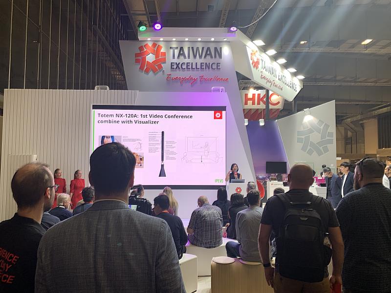 2. IFA台灣精品發表會愛比科技發表最新產品。(貿協提供)