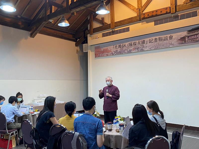 梁永斐館長表示史博館致力硬體工程的重整，強化軟體服務的多元化，發揮史博館對藝術文化價值的最大效益。