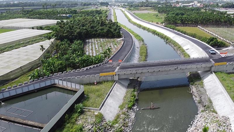 武洛溪排水整治階段性完成，解決九如鄉及鹽埔鄉積淹水問題