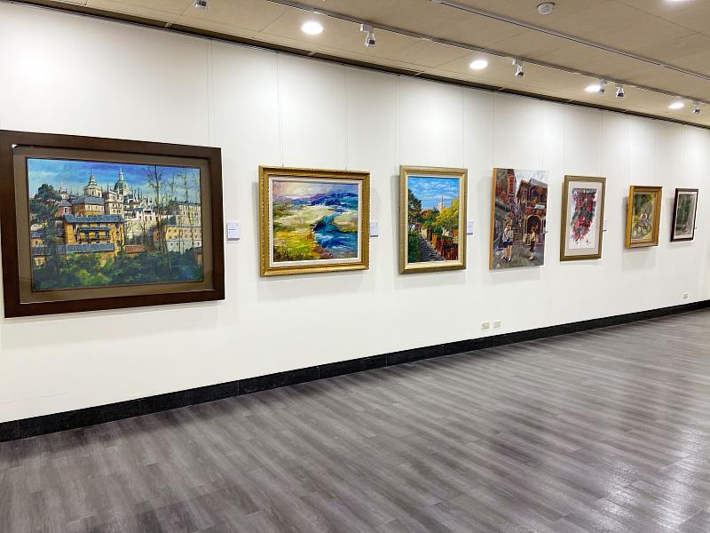 新北市現代藝術協會展出之會員作品