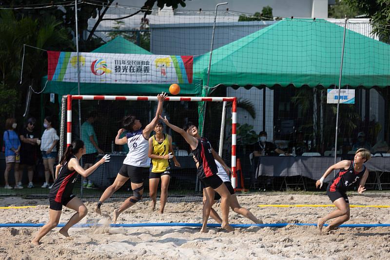 全民運沙灘手球登場  上屆冠軍台中市表現亮眼-5