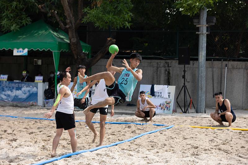 全民運沙灘手球登場  上屆冠軍台中市表現亮眼-2