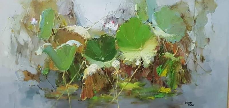 黃燈貴作品__荷花