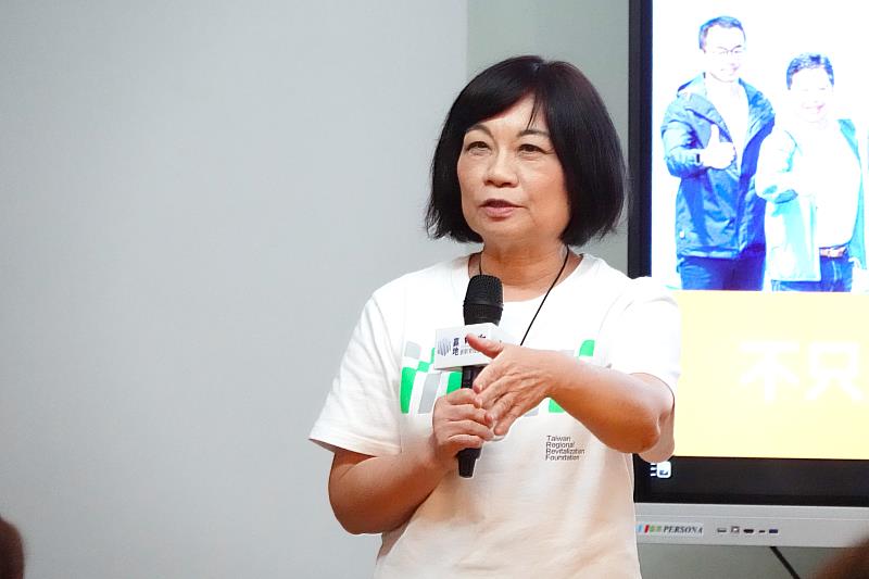 地方創生典範交流論壇邀中金院教授、贏地新創諮詢總顧問陳美伶擔任引言(圖/中信金融管理學院提供)