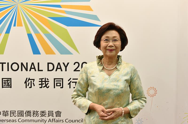 陳秋燕肯定臺灣各項成就，讓身在海外的僑胞十分光榮