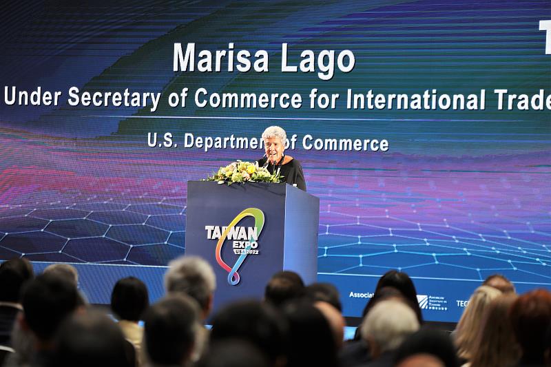 美國商務部常務次長 Marisa Lago指出，臺美在全球供應鏈合作無間、相互依賴形成可靠的夥伴關係。