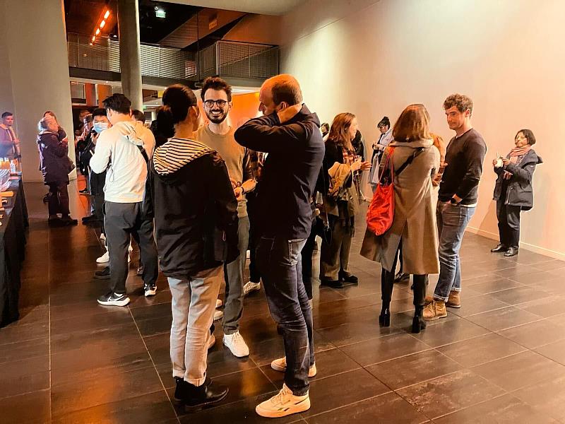 開幕片放映後舉行產業人士交流場